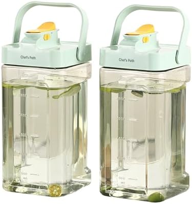 Dispensador de Bebidas para Nevera 3.5L (0.9 Gal), Set de 2 – Dispensador de Bebidas de Gran Capacidad para Hidratación Todo el Día. Disfruta de tus Bebidas Calientes y Frías Favoritas en Cualquier Lugar que Vayas.  | Dispensadores de comida Dispensadores de comida Dispensadores de comida