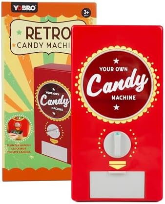 Dispensador de Caramelos Retro, Máquina de Alimentos Secos – Dispensador de Goma y Nueces, Dispensador de Snacks para Frijoles de Café y Nueces, Divertida Máquina Expendedora para el Hogar o la Oficina, 3+ Años  | Dispensadores de comida Dispensadores de comida Dispensadores de comida