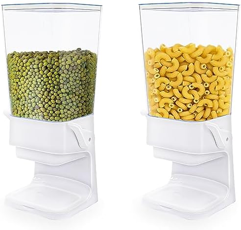 Dispensador de Cereales de Encimera 𝟱.𝟵𝗟, Dispensador de Cereales para el Hogar, Grandes Contenedores de Almacenamiento de Cereales para la Despensa de la Cocina, Alimentos, Dulces, Nueces, Aperitivos, Dispensador de Cereales para Niños.  | Dispensadores de comida Dispensadores de comida Dispensadores de comida