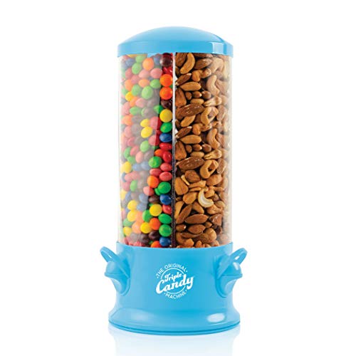 La Máquina de Caramelos Triple Original – Dispensador Divertido de Caramelos y Nueces – Nuevo y Mejorado (Azul) – Selección de 360 Grados  | Dispensadores de comida Dispensadores de comida Dispensadores de comida